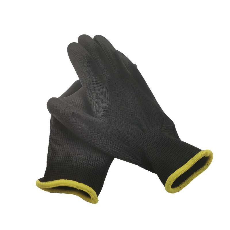 Safety Gloves Manufacturer - OEM Custom Logo 13G Black Anti-Static