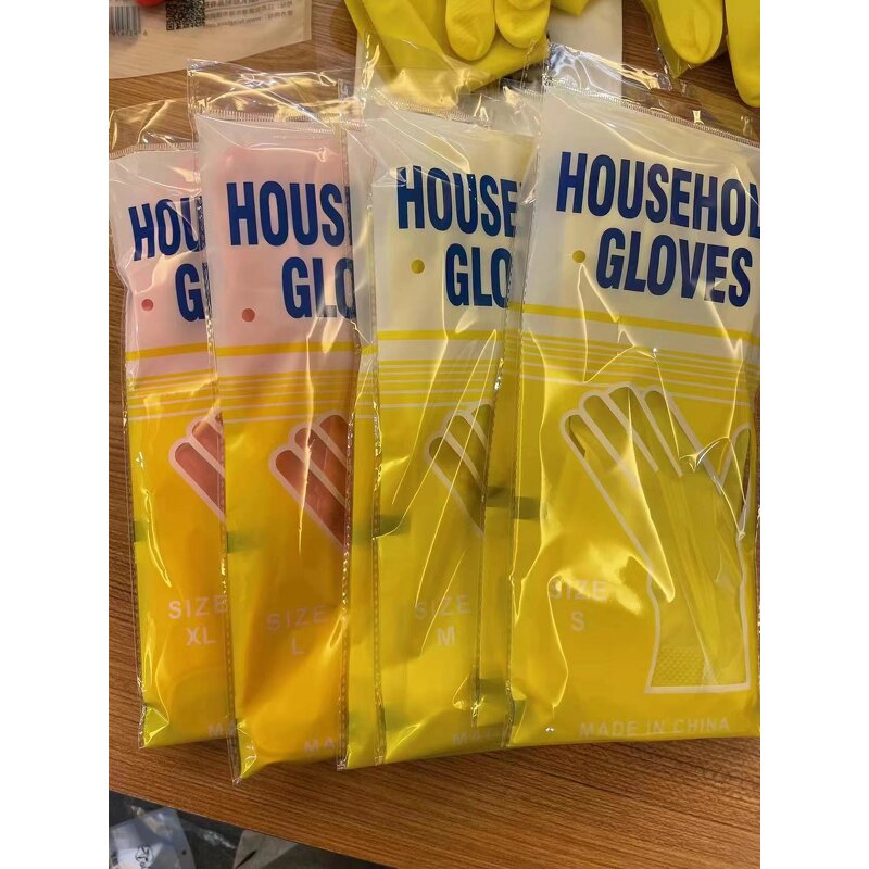 Long-Sleeve Kitchen Gloves Factory - OEM Wholesale Yellow-Orange Rubber