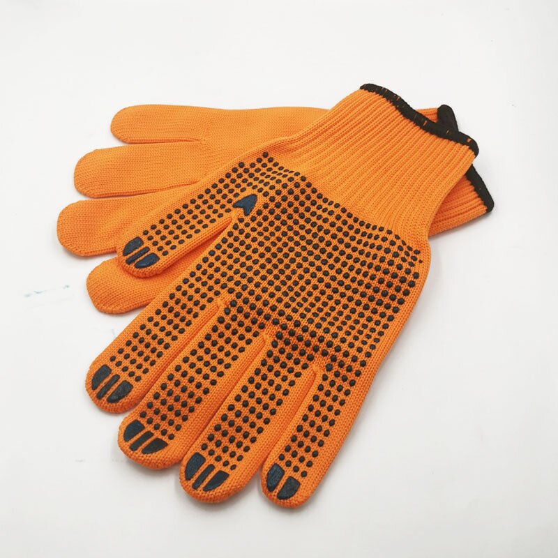 Safety Gloves Factory - OEM Custom Cheap Anti Slip Nylon PVC Dotted