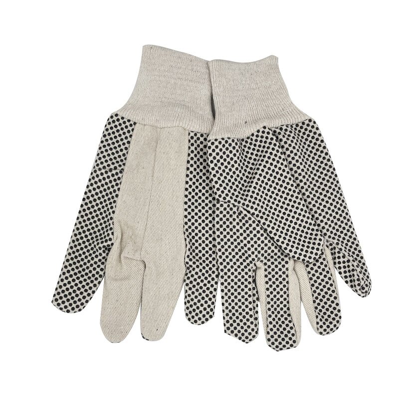 Rubber Grip Gloves Factory - OEM Wholesale Heavy Duty Black Canvas