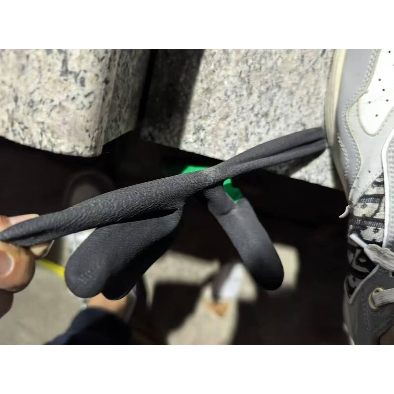 Construction Gloves Factory - OEM Custom Printed 13G Green Nylon