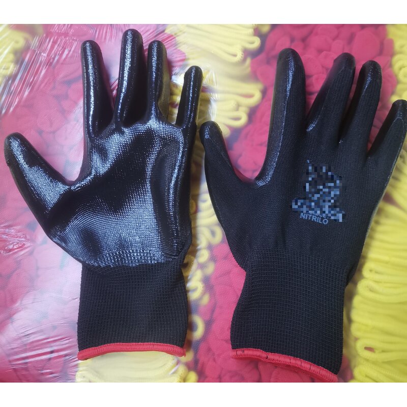 Protective Gloves Factory - OEM Wholesale 13G Grip Custom Printed