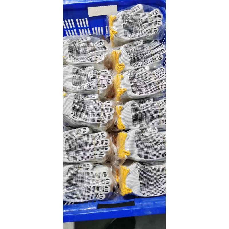 Cotton Work Gloves Manufacturer - OEM Dotted Comfortable Breathable