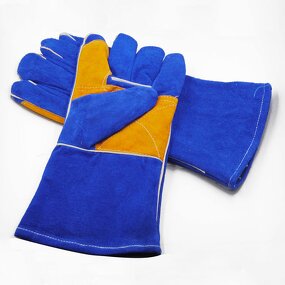 Welding Gloves Factory - OEM High Quality Long Cow Split Leather