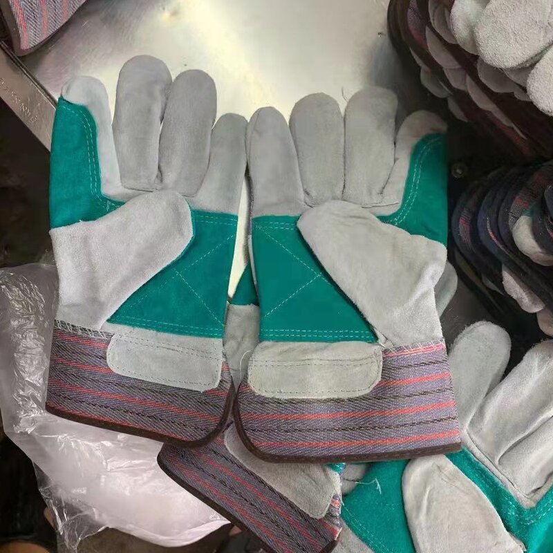 Welding Gloves Factory - OEM Men's Cow Split Leather Heat Resistant