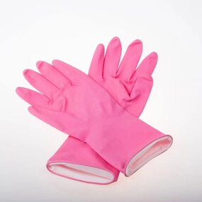 Long-Sleeve Kitchen Gloves Factory - OEM Wholesale Yellow-Orange Rubber