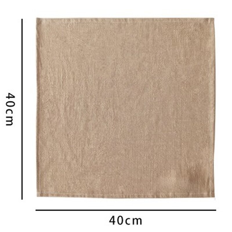 Tea Towel Factory - OEM 40x40cm Highly Absorbent Cotton Linen Napkins
