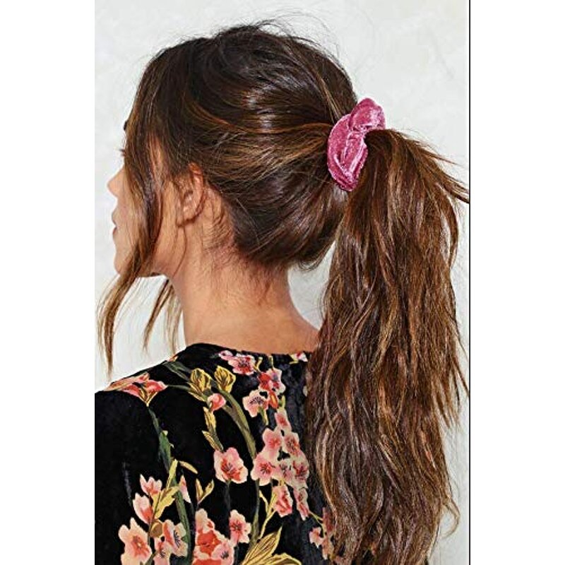 High Quality Scrunchies Supplier - OEM 40 Pcs Durable Velvet Hair Ties