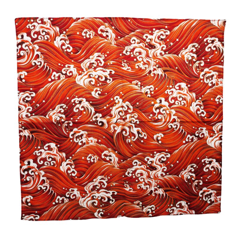 Japanese Furoshiki Manufacturer - OEM Vintage Printing Lunch Wrapping Cloth