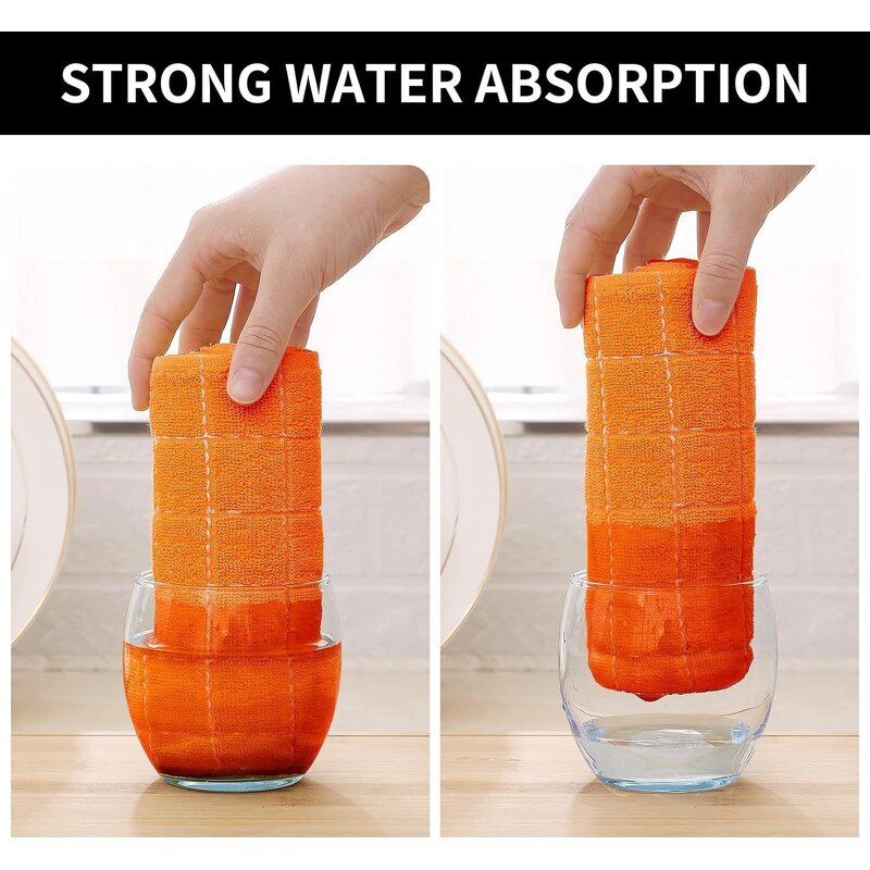 Cotton Dish Towel Manufacturer - OEM 6 Pack Ultra Absorbent Kitchen Towels