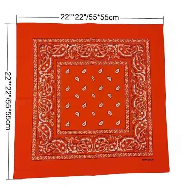 Paisley Bandana Manufacturer - OEM High Thread Count Soft Square Scarf