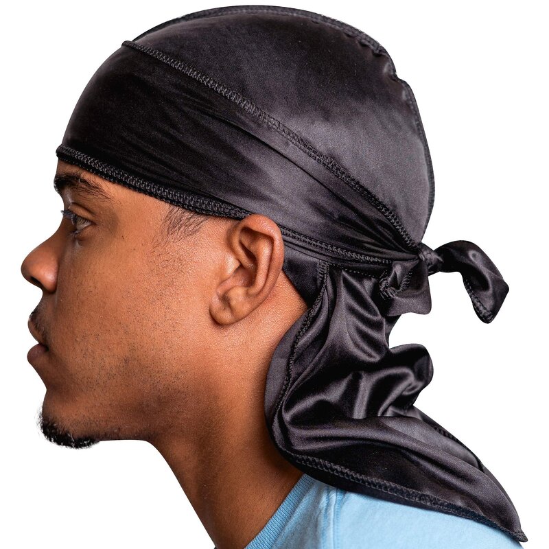 Hip Hop Durag Factory - OEM Wholesale Satin Silk Long Tail Headwear