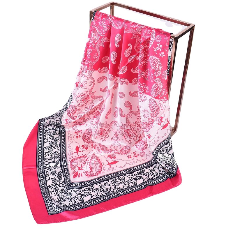 Silk Bandana Factory - OEM 35 Inch Lightweight Satin Head Wraps