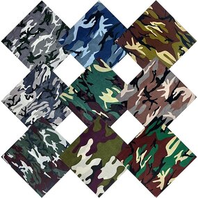 Camouflage Bandana Supplier - OEM Wholesale Multifunctional Cotton Scarf