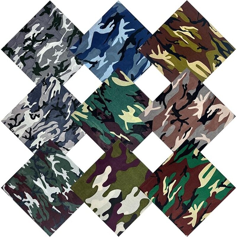 Camouflage Bandana Supplier - OEM Wholesale Multifunctional Cotton Scarf