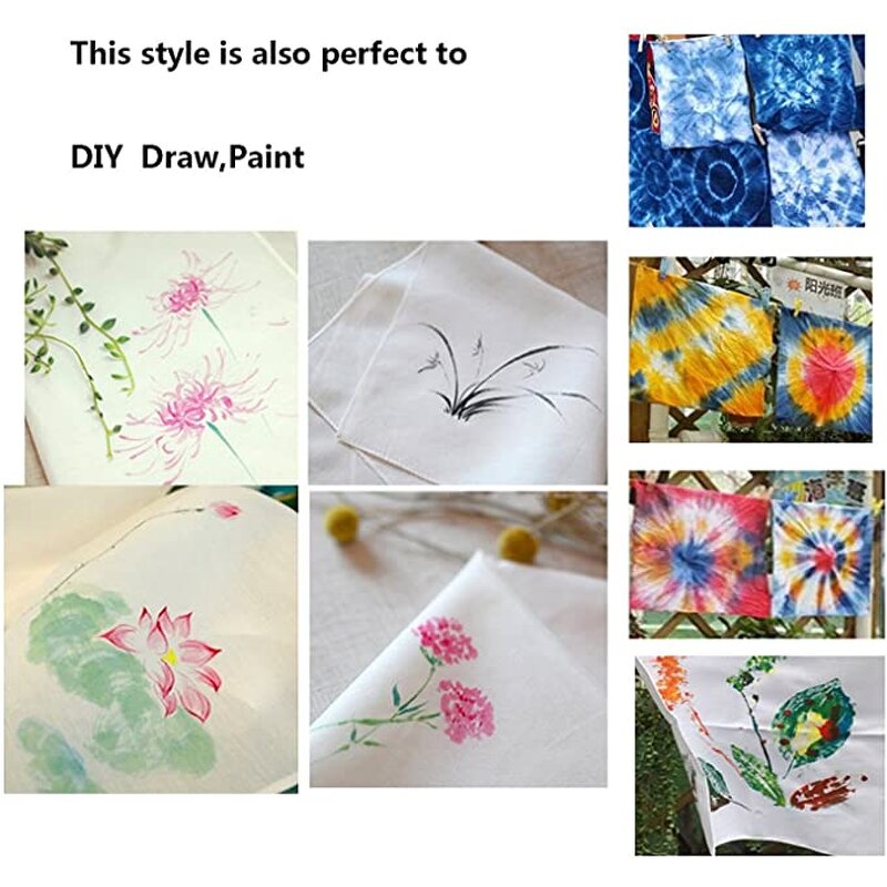 White Bandana Factory - OEM Various Size Cotton Tea Party Hankies