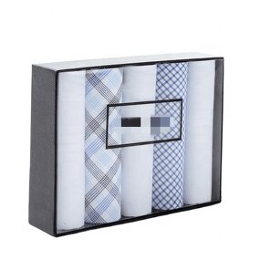 Gift Handkerchief Manufacturer - OEM 5 Packs Solid Color Fashion Hankies
