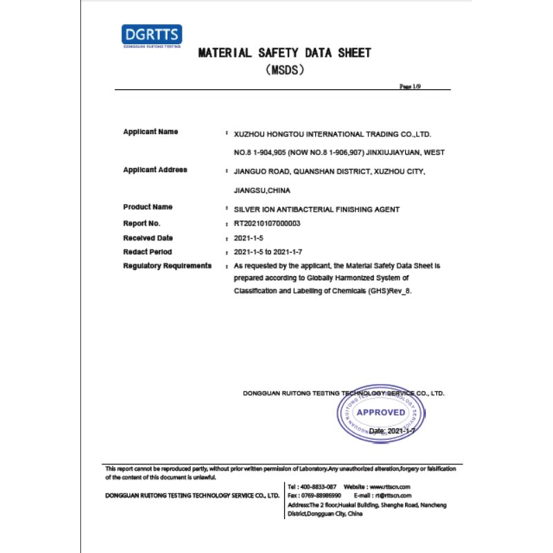 Silver Bandana Manufacturer - OEM Antibacterial Cotton Handkerchief