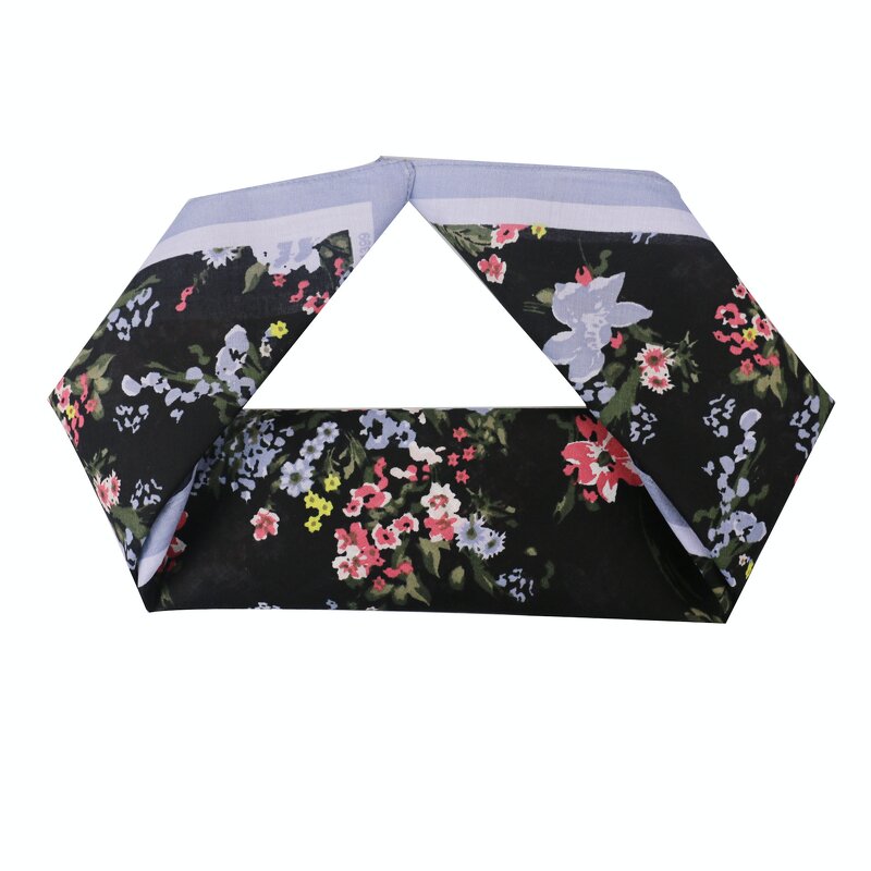 Silver Bandana Manufacturer - OEM Antibacterial Cotton Handkerchief