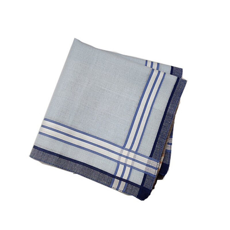 Cotton Handkerchief Supplier - OEM 3 Piece Men's Gift Set Hankies