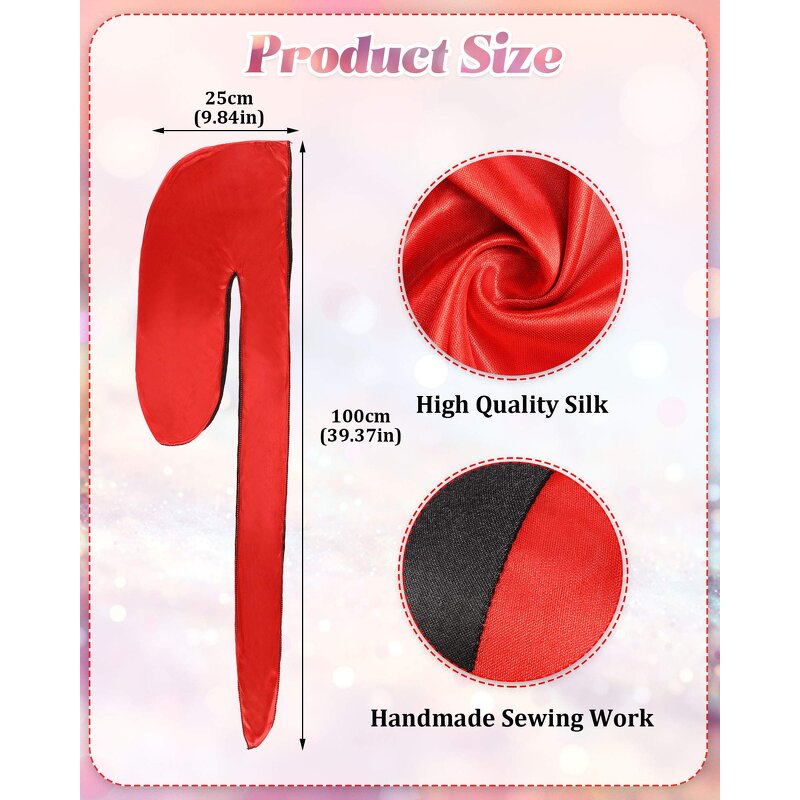 Silk Durag Manufacturer - OEM Two Tone Pirate Style Headwrap