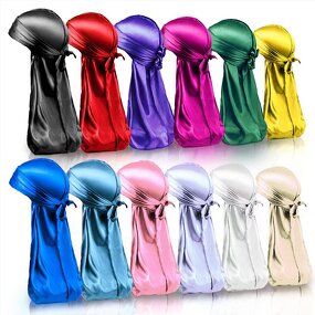 Hip Hop Durag Factory - OEM Wholesale Satin Silk Long Tail Headwear