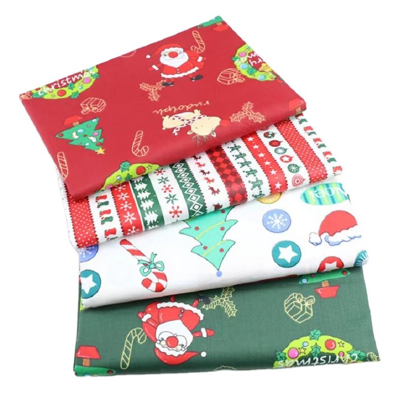 Dinosaur Fabric Supplier - OEM 4pcs Printed Cotton Quilting Squares