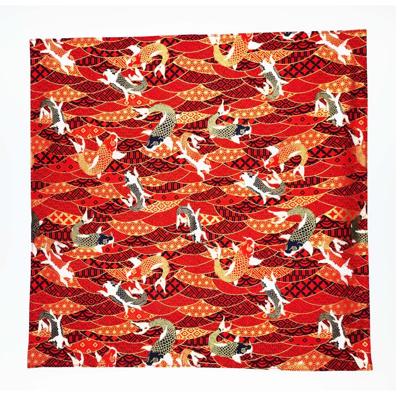 Japanese Furoshiki Manufacturer - OEM Vintage Printing Lunch Wrapping Cloth