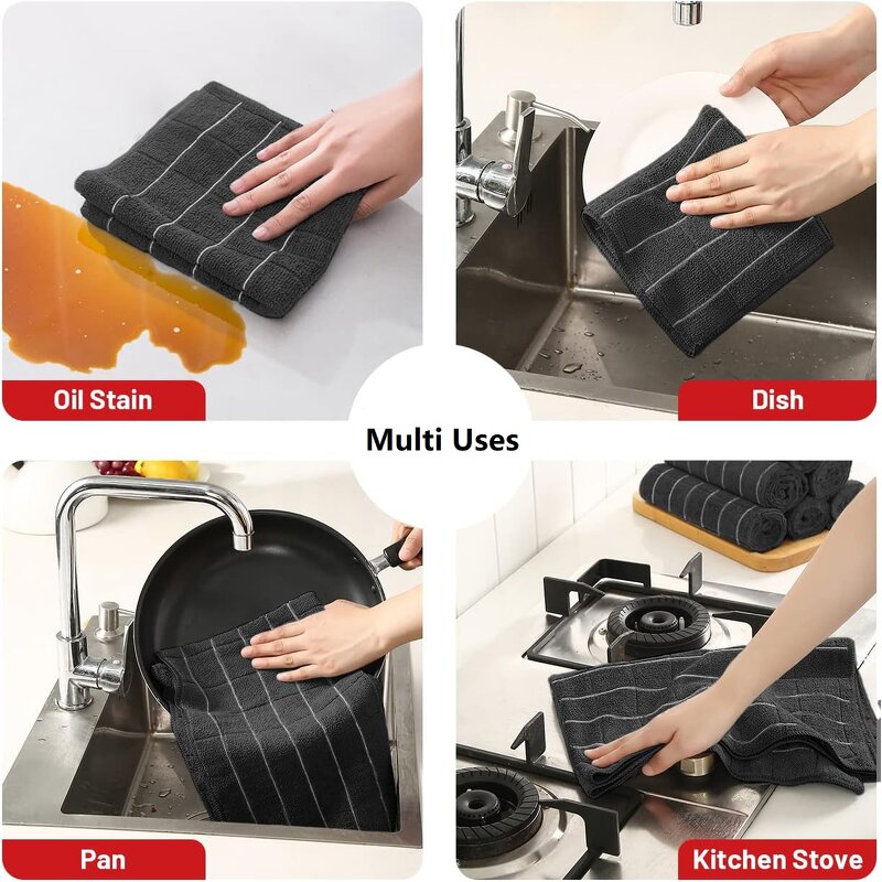 Microfiber Towel Factory - OEM Wholesale Quick-Dry Lint-Free Dishcloths