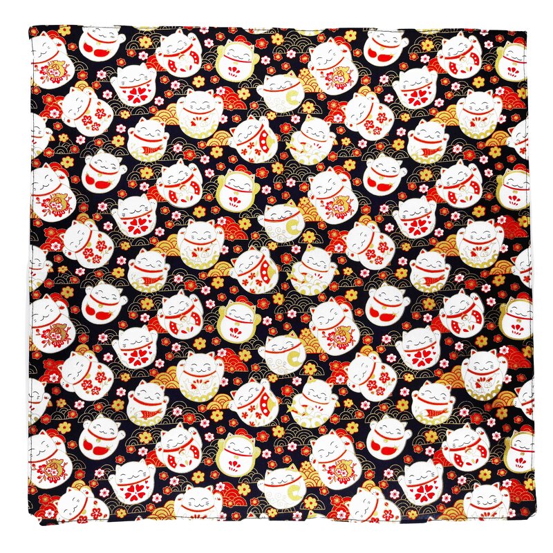 Cotton Dish Cloth Supplier - OEM Handmade Plutus Cat Tea Towels