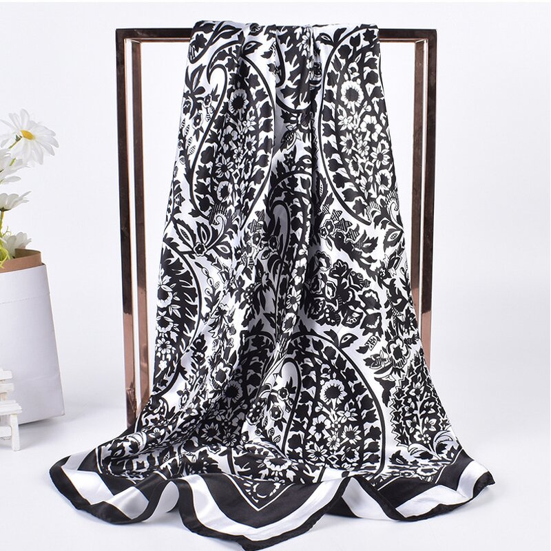 Custom Bandana Factory - OEM Large Square Satin Sleep Scarves