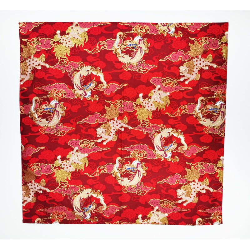 Japanese Furoshiki Manufacturer - OEM Vintage Printing Lunch Wrapping Cloth