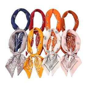 Silk Bandana Supplier - OEM Wholesale Paisley Print Beach Scarves