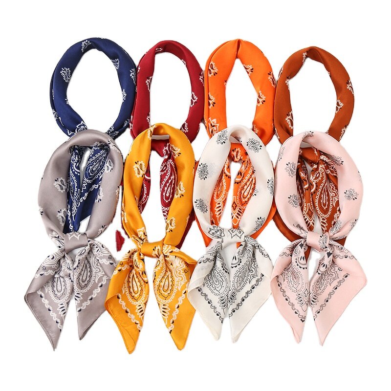 Silk Bandana Supplier - OEM Wholesale Paisley Print Beach Scarves