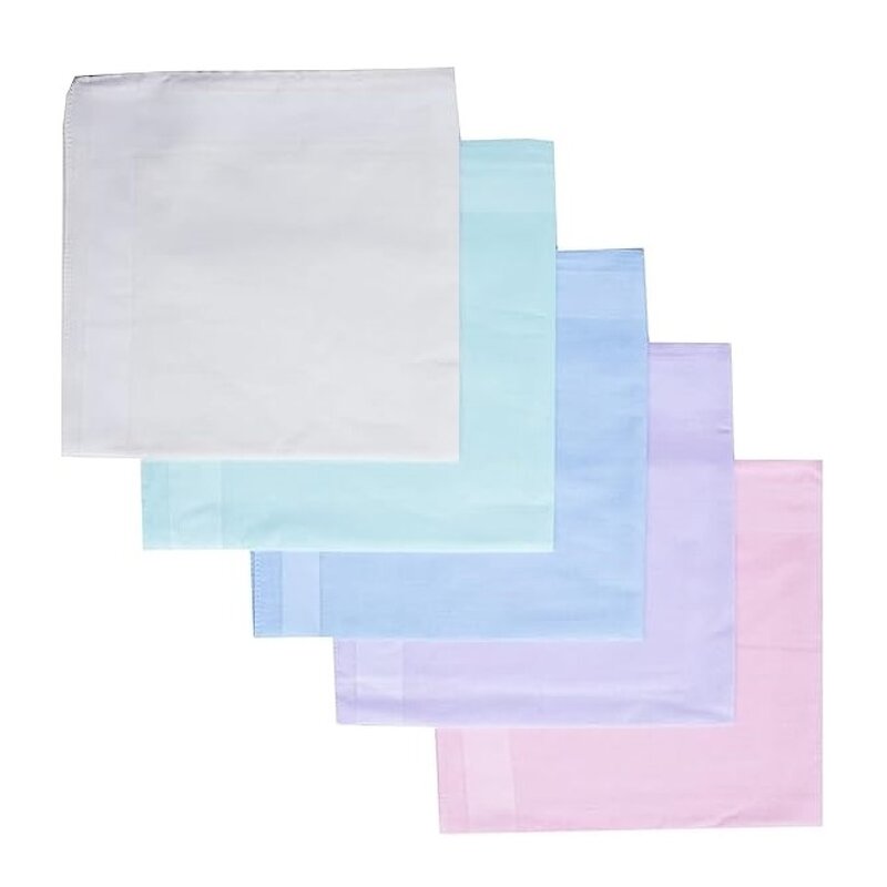 Eco Handkerchief Manufacturer - OEM Bulk Combed Cotton Azo Free Hankies