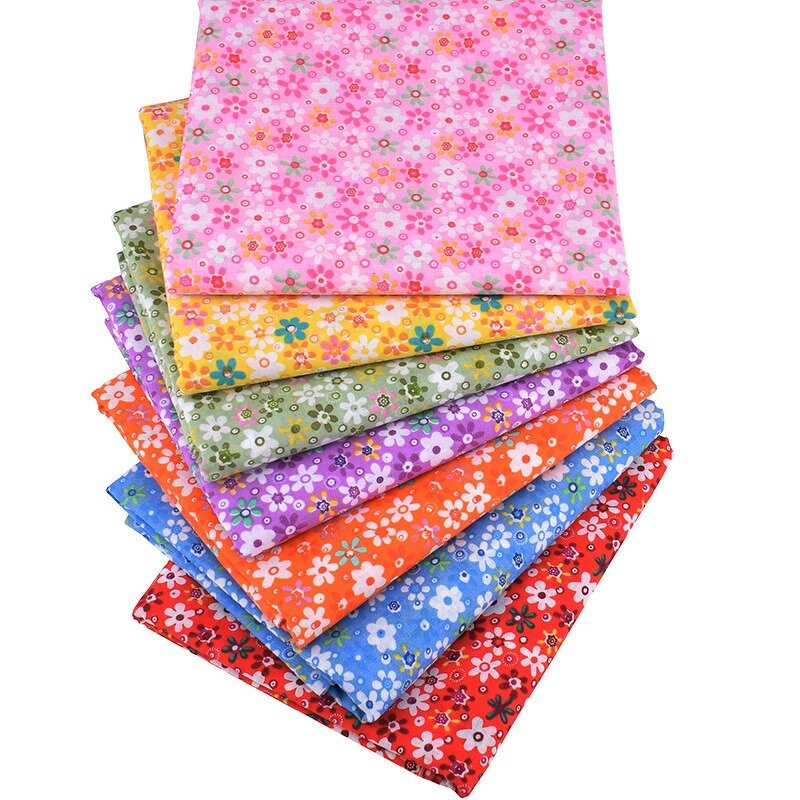 Sunflower Fabric Manufacturer - OEM 7pcs Printed Cotton Quilting Bundles