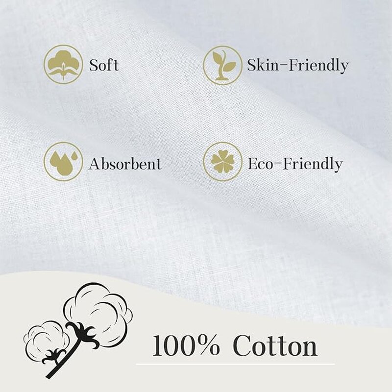 Cotton Pocket Square Factory - OEM Premium 40S White Plain Hankies