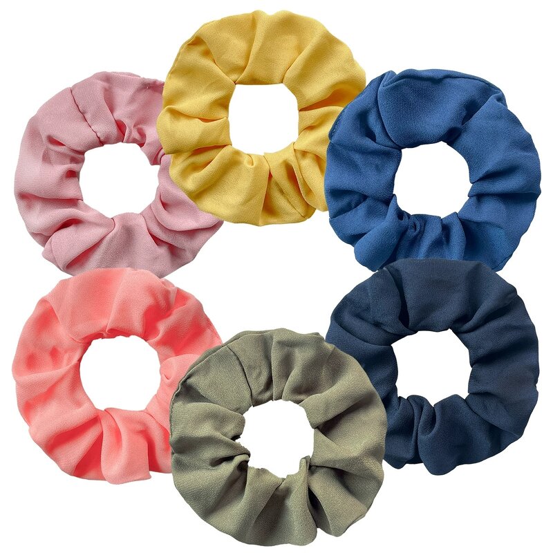 Floral Scrunchies Manufacturer - OEM 20pcs Ponytail Holder Hairbands