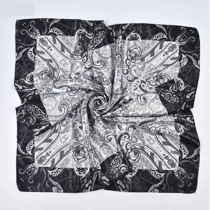 Paisley Scarf Factory - OEM 35in Ethnic Style Satin Headscarf