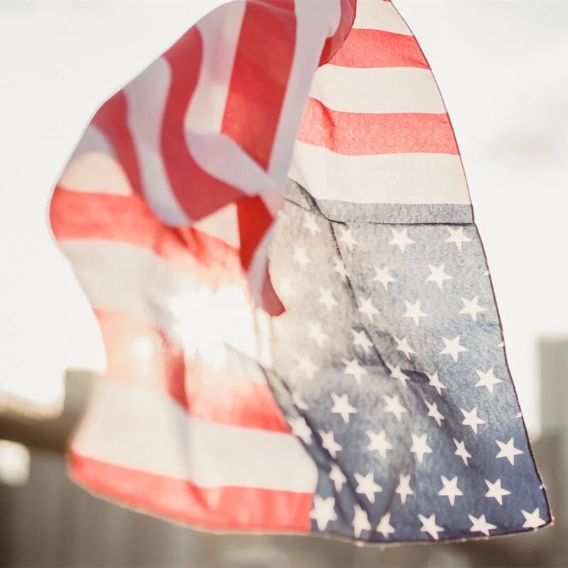 USA Flag Bandana Factory - OEM Custom Printed Breathable Square Scarf