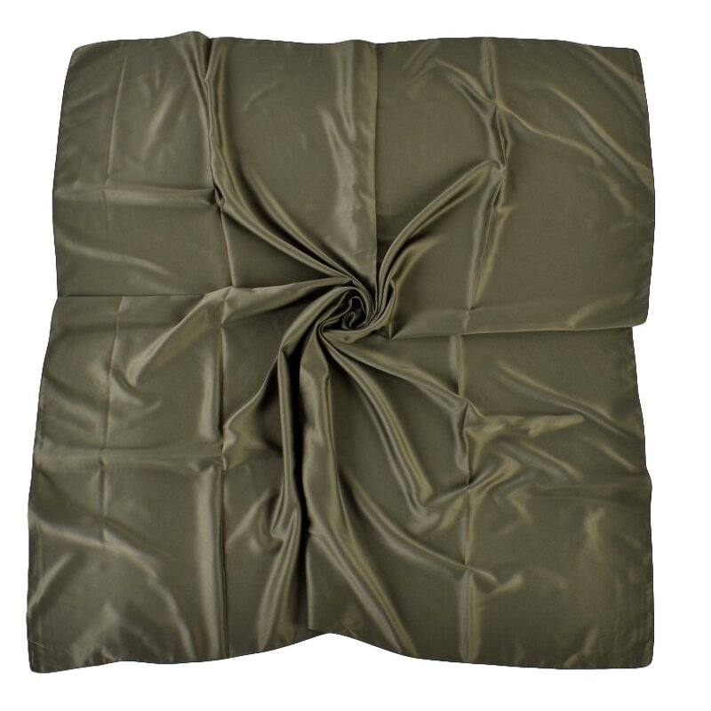 Silk Hijab Supplier - OEM 70x70cm Plain Satin Muslim Scarf