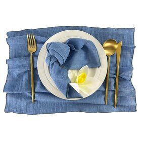 Linen Napkins Manufacturer - OEM 16.5in Natural Soft Cotton Dinner Napkins