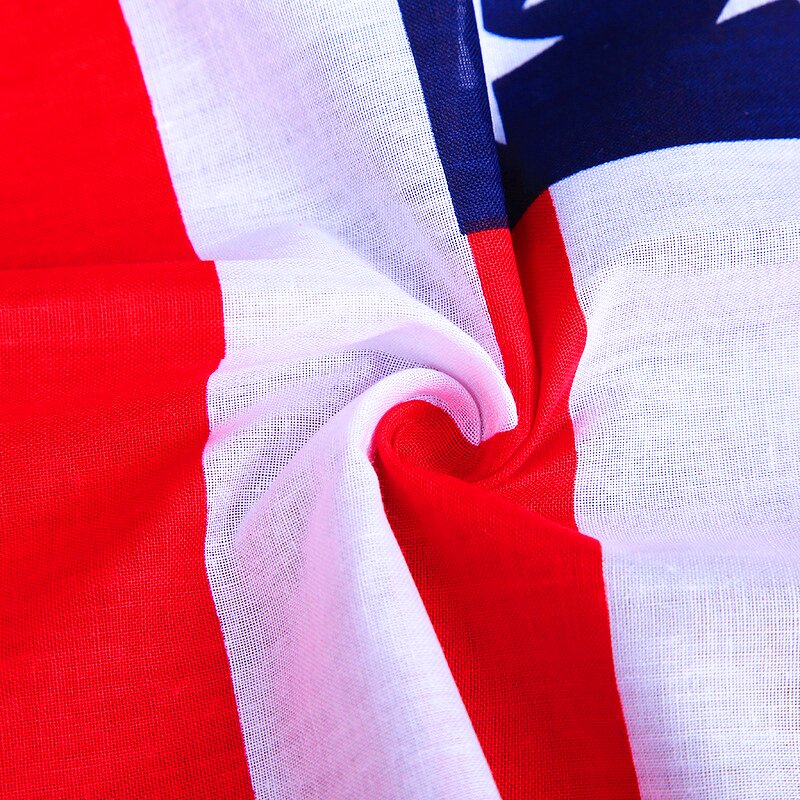 USA Flag Bandana Factory - OEM Custom Printed Breathable Square Scarf