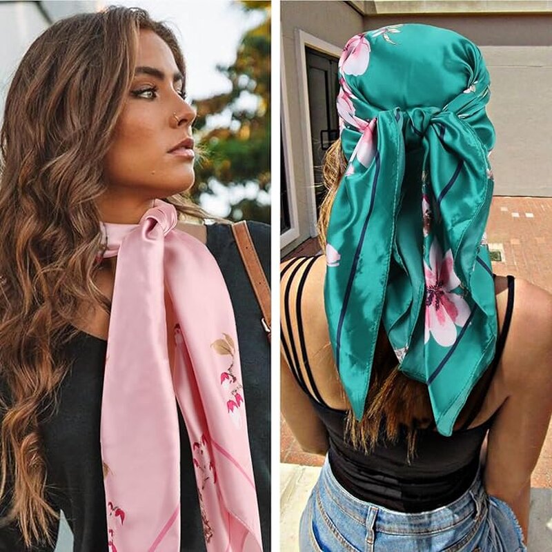 Satin Scarf Manufacturer - OEM Lightweight Silk Hair Wrap for Sleeping