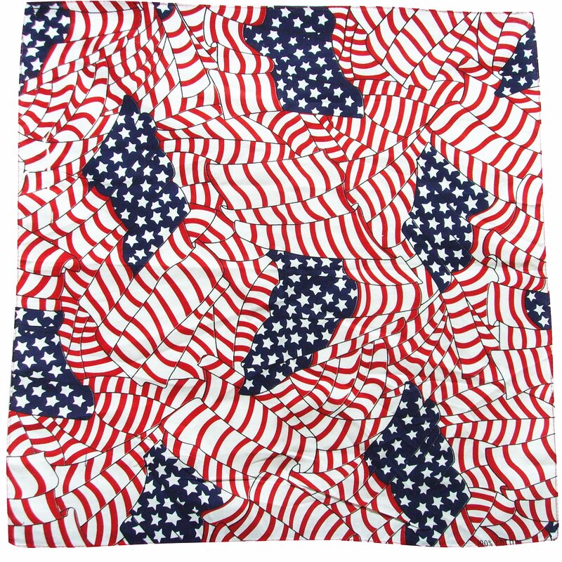American Bandana Factory - OEM Cheap Cotton Country Flag Scarf