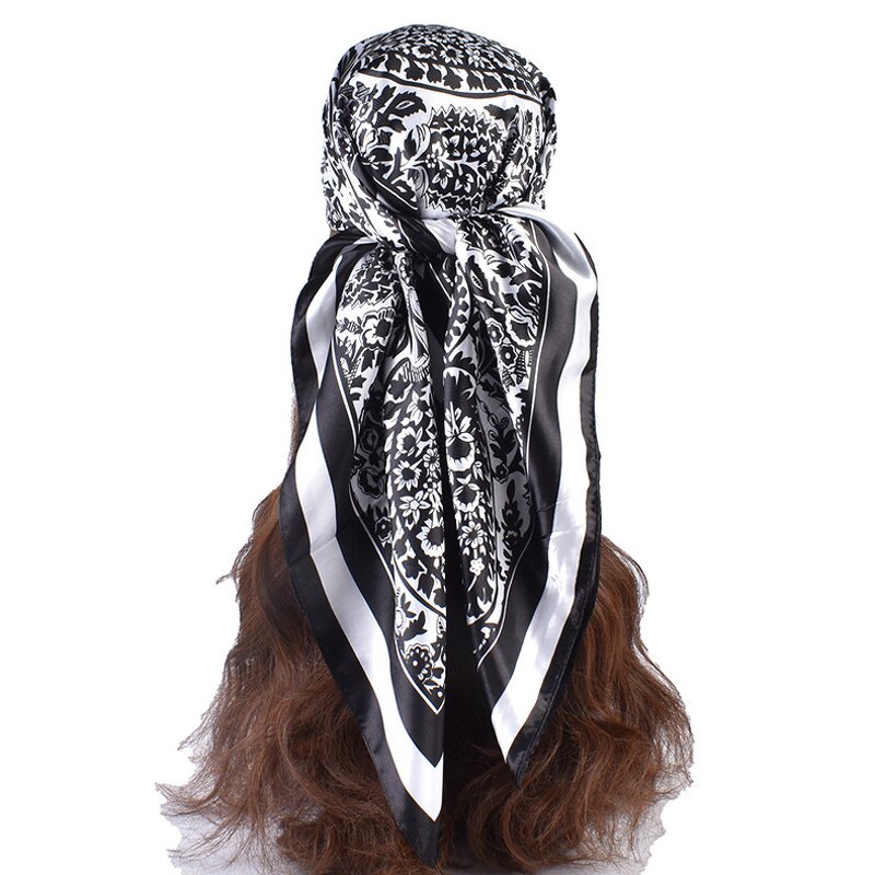 Custom Bandana Factory - OEM Large Square Satin Sleep Scarves