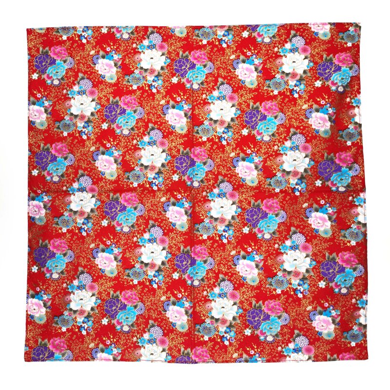 Flower Furoshiki Manufacturer - OEM High Quality Japanese Wrapping Bandana