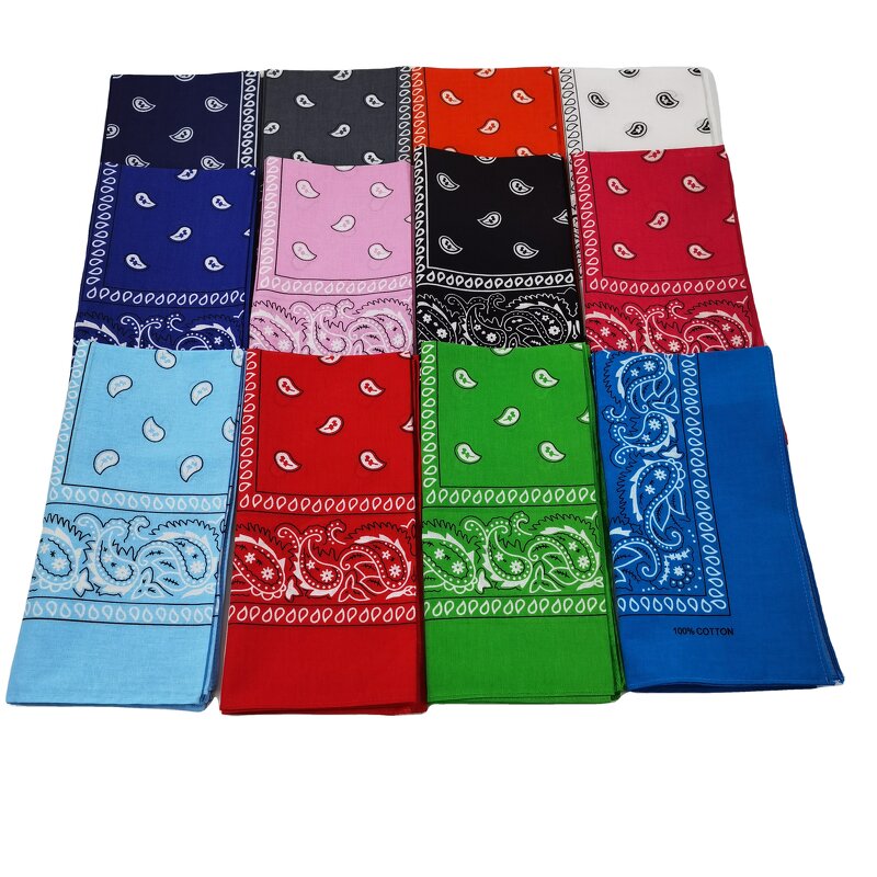 Paisley Bandana Manufacturer - OEM High Thread Count Soft Square Scarf