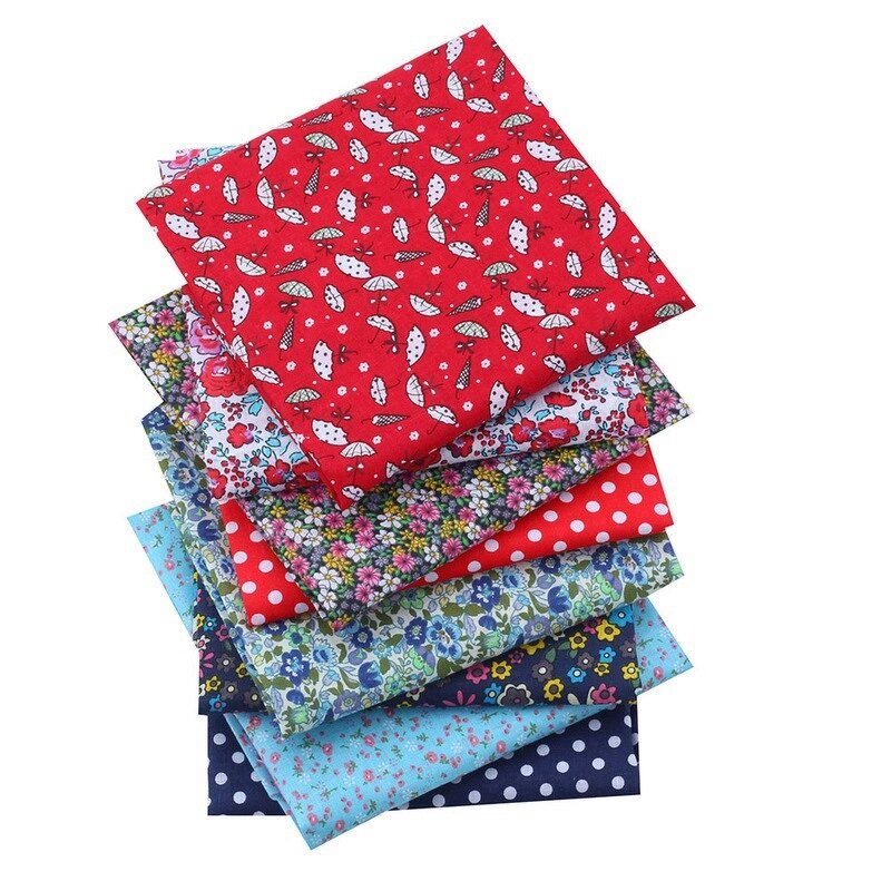 Floral Fabric Factory - OEM 8pcs Cotton Craft Sewing Squares