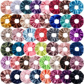 Korean Scrunchies Manufacturer - OEM Premium Velvet Elastic Hairbands